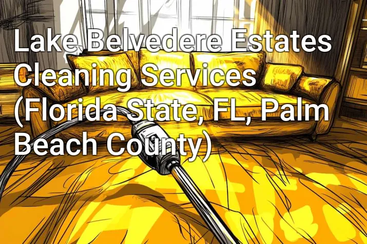 Lake Belvedere Estates Cleaning Services (Florida State, FL, Palm Beach County)
