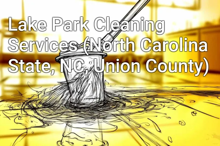 Lake Park Cleaning Services (North Carolina State, NC, Union County)