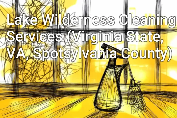 Lake Wilderness Cleaning Services (Virginia State, VA, Spotsylvania County)