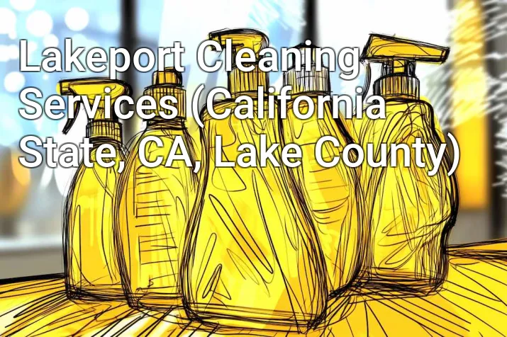 Lakeport Cleaning Services (California State, CA, Lake County)