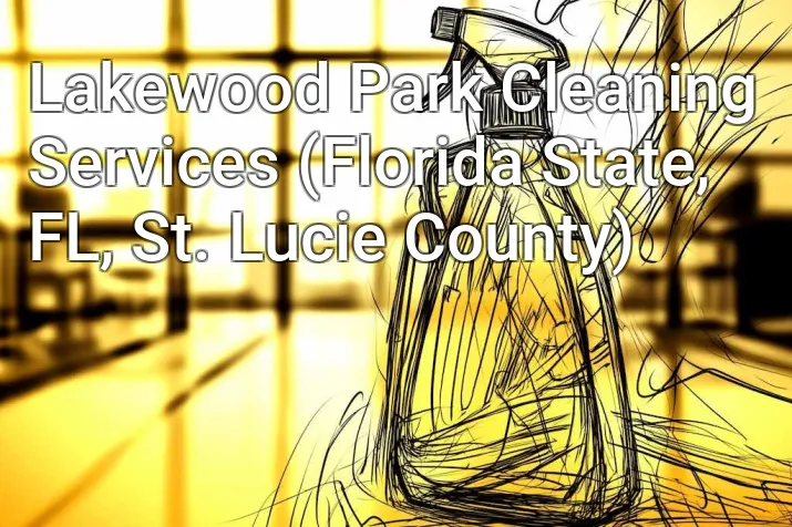 Lakewood Park Cleaning Services (Florida State, FL, St. Lucie County)