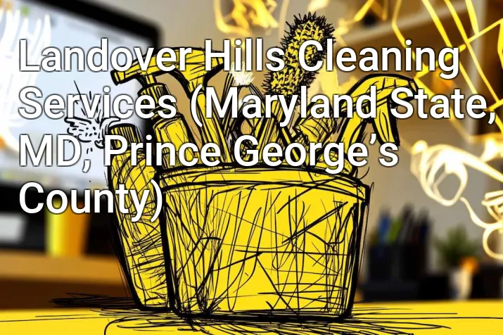 Landover Hills Cleaning Services (Maryland State, MD, Prince George’s County)