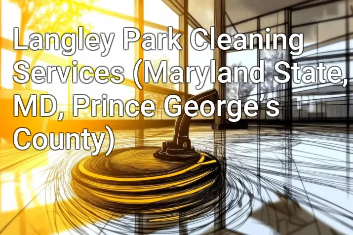 Langley Park Cleaning Services (Maryland State, MD, Prince George’s County)
