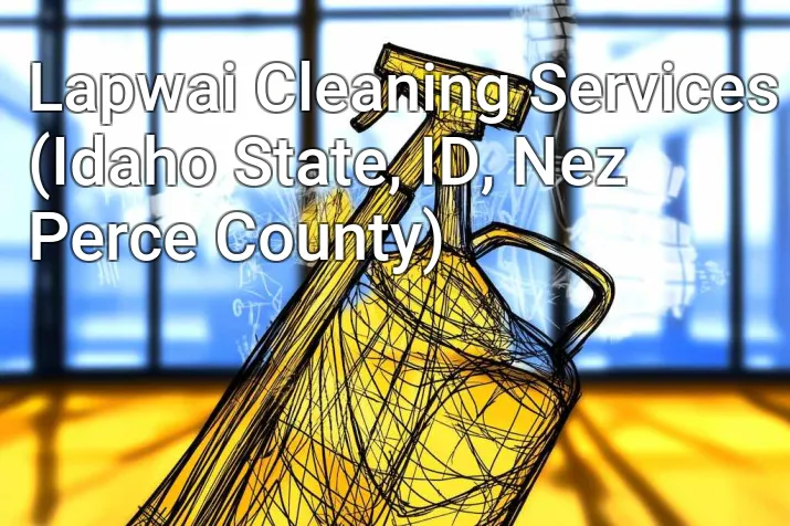 Lapwai Cleaning Services (Idaho State, ID, Nez Perce County)