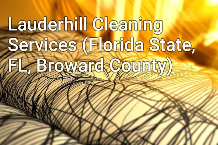 Lauderhill Cleaning Services (Florida State, FL, Broward County)