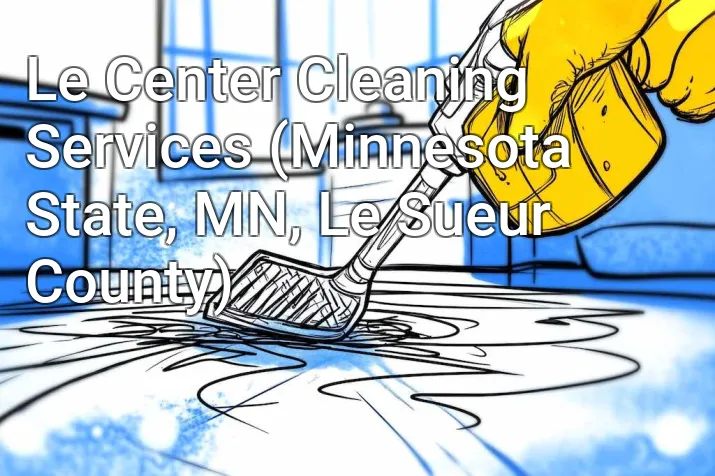 Le Center Cleaning Services (Minnesota State, MN, Le Sueur County)