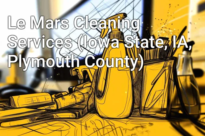 Le Mars Cleaning Services (Iowa State, IA, Plymouth County)