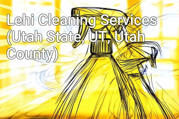 Lehi Cleaning Services (Utah State, UT, Utah County)