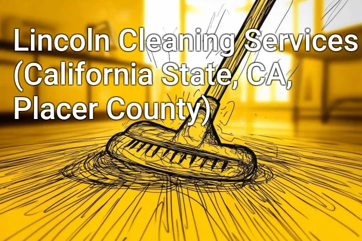 Lincoln Cleaning Services (California State, CA, Placer County)