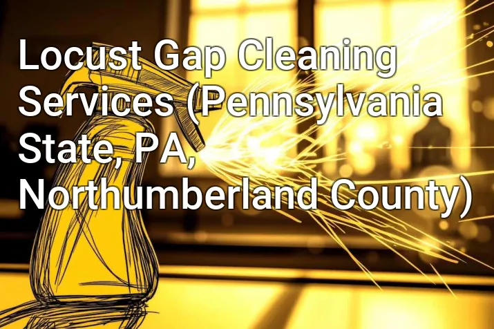 Locust Gap Cleaning Services (Pennsylvania State, PA, Northumberland County)