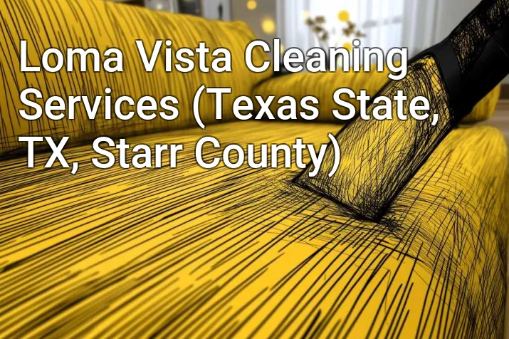 Loma Vista Cleaning Services (Texas State, TX, Starr County)