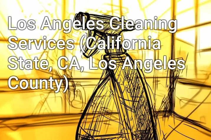 Los Angeles Cleaning Services (California State, CA, Los Angeles County)