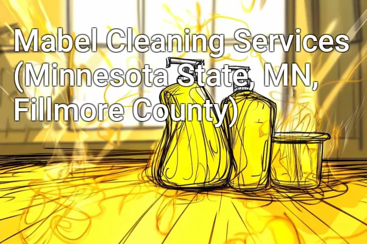 Mabel Cleaning Services (Minnesota State, MN, Fillmore County)