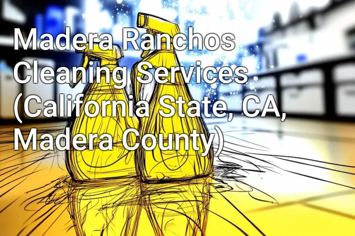 Madera Ranchos Cleaning Services (California State, CA, Madera County)