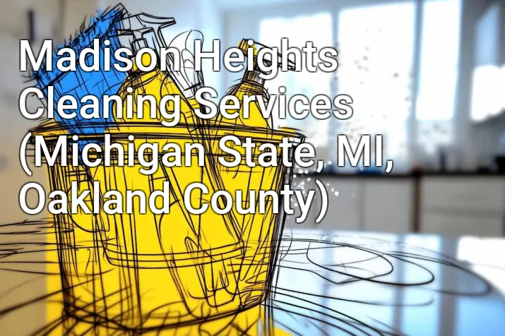 Madison Heights Cleaning Services (Michigan State, MI, Oakland County)