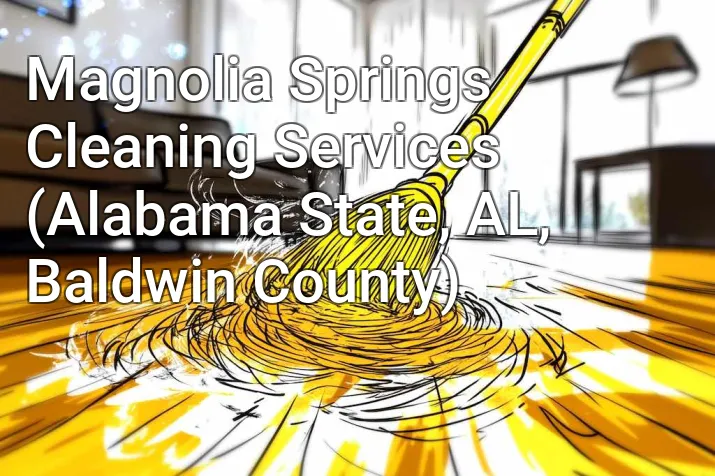 Magnolia Springs Cleaning Services (Alabama State, AL, Baldwin County)