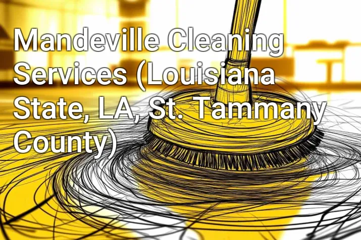 Mandeville Cleaning Services (Louisiana State, LA, St. Tammany County)