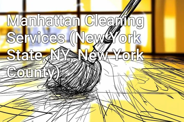 Manhattan Cleaning Services (New York State, NY, New York County)