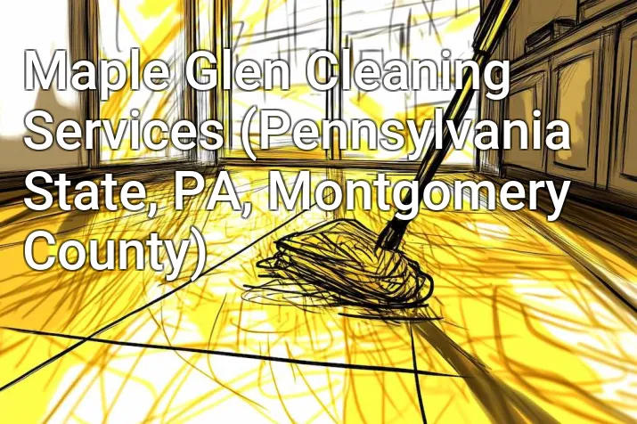 Maple Glen Cleaning Services (Pennsylvania State, PA, Montgomery County)