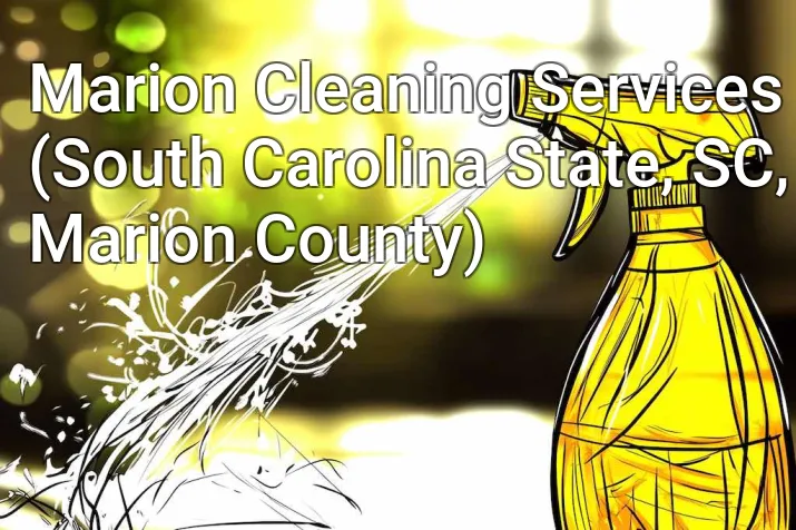 Marion Cleaning Services (South Carolina State, SC, Marion County)