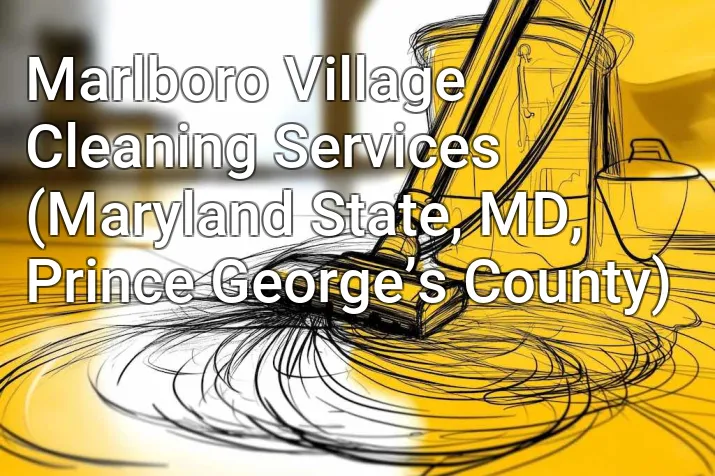 Marlboro Village Cleaning Services (Maryland State, MD, Prince George’s County)