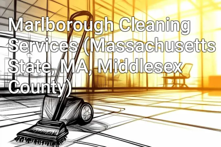 Marlborough Cleaning Services (Massachusetts State, MA, Middlesex County)