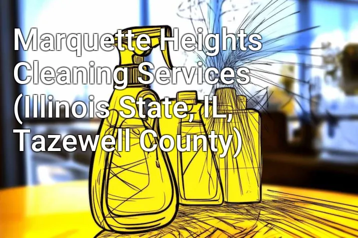 Marquette Heights Cleaning Services (Illinois State, IL, Tazewell County)