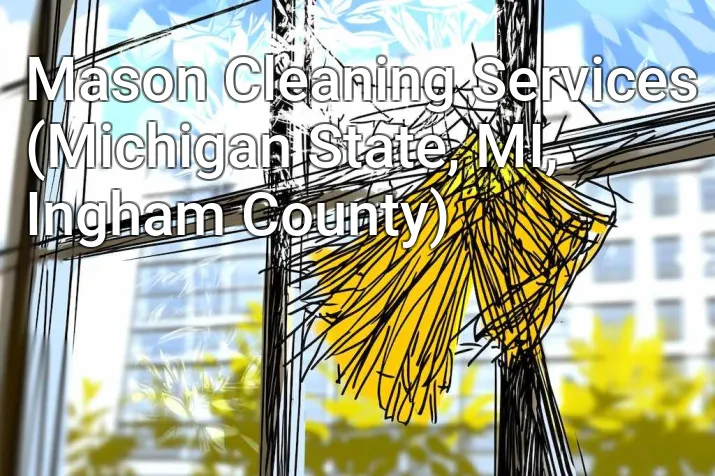 Mason Cleaning Services (Michigan State, MI, Ingham County)