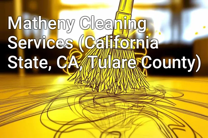 Matheny Cleaning Services (California State, CA, Tulare County)
