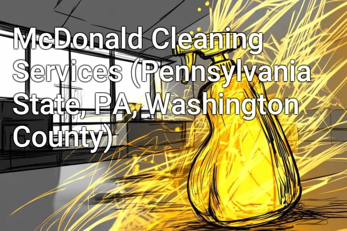 McDonald Cleaning Services (Pennsylvania State, PA, Washington County)