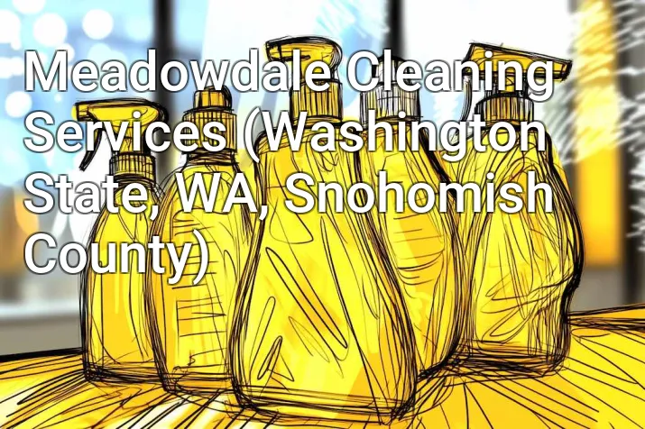 Meadowdale Cleaning Services (Washington State, WA, Snohomish County)
