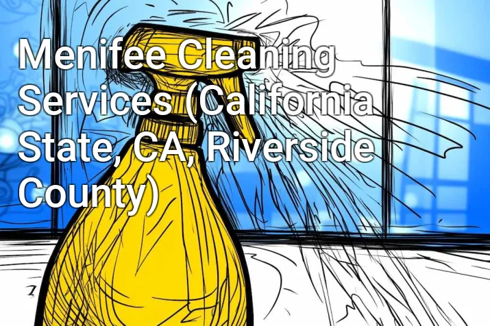 Menifee Cleaning Services (California State, CA, Riverside County)