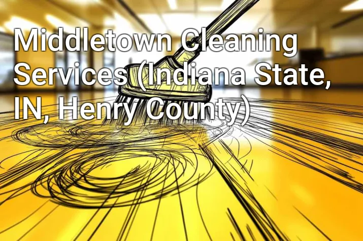Middletown Cleaning Services (Indiana State, IN, Henry County)