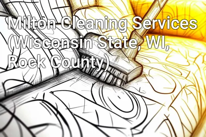 Milton Cleaning Services (Wisconsin State, WI, Rock County)