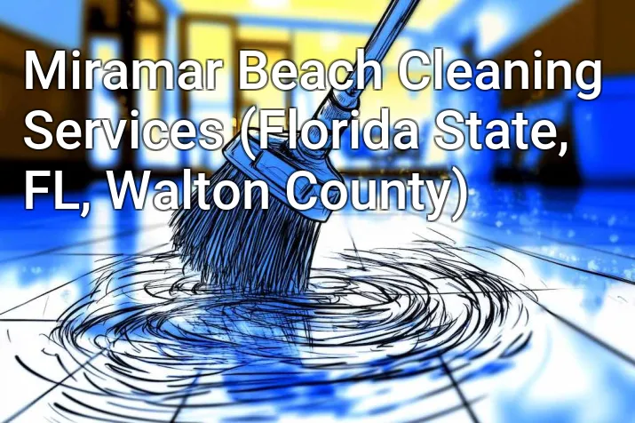 Miramar Beach Cleaning Services (Florida State, FL, Walton County)