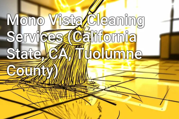 Mono Vista Cleaning Services (California State, CA, Tuolumne County)