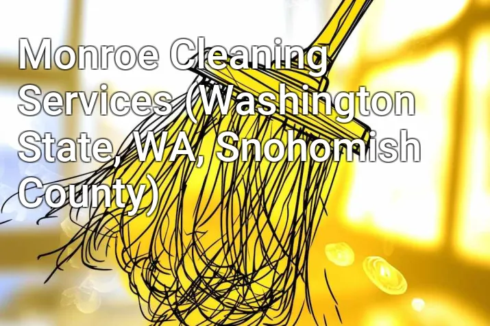 Monroe Cleaning Services (Washington State, WA, Snohomish County)