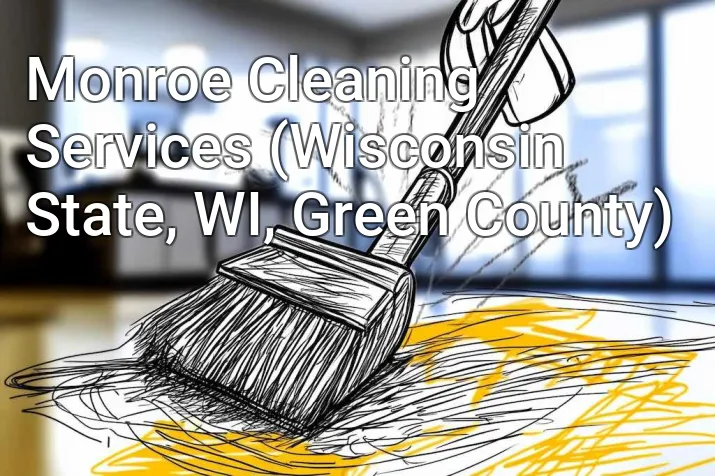 Monroe Cleaning Services (Wisconsin State, WI, Green County)