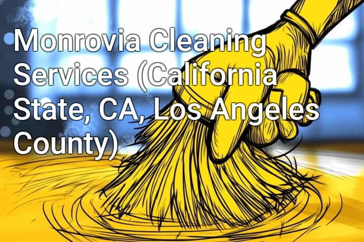 Monrovia Cleaning Services (California State, CA, Los Angeles County)