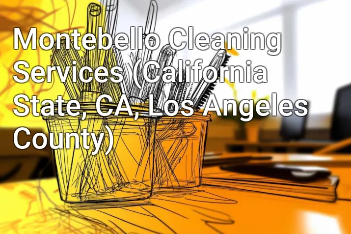Montebello Cleaning Services (California State, CA, Los Angeles County)