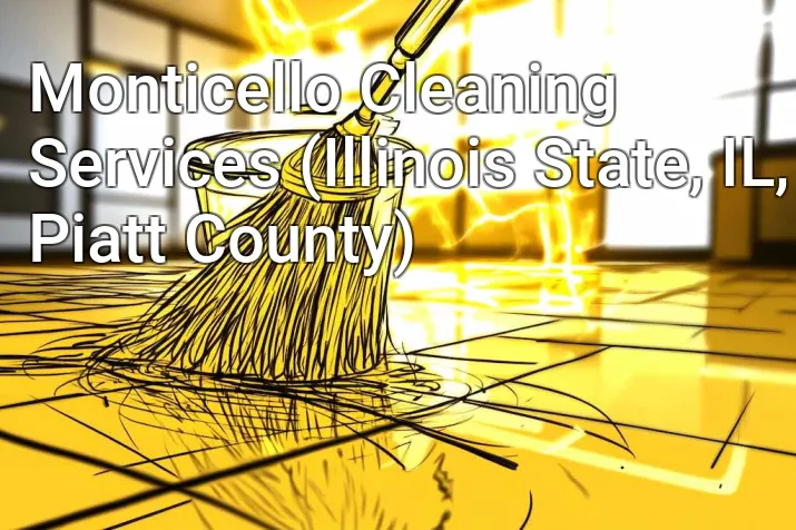 Monticello Cleaning Services (Illinois State, IL, Piatt County)