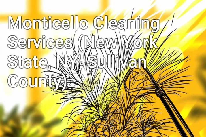 Monticello Cleaning Services (New York State, NY, Sullivan County)
