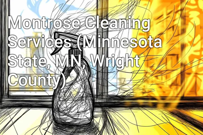 Montrose Cleaning Services (Minnesota State, MN, Wright County)