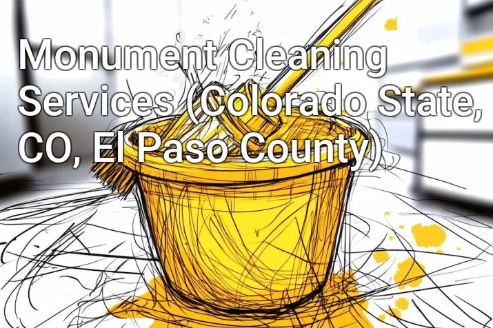 Monument Cleaning Services (Colorado State, CO, El Paso County)