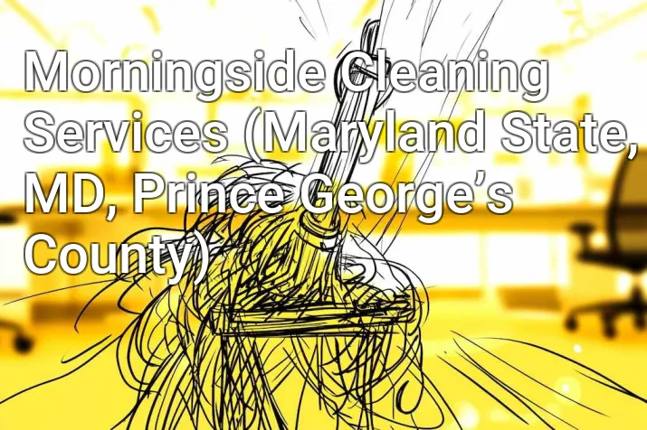 Morningside Cleaning Services (Maryland State, MD, Prince George’s County)