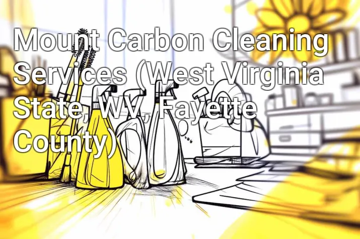 Mount Carbon Cleaning Services (West Virginia State, WV, Fayette County)