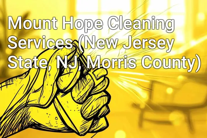 Mount Hope Cleaning Services (New Jersey State, NJ, Morris County)