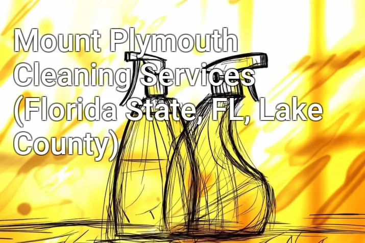 Mount Plymouth Cleaning Services (Florida State, FL, Lake County)