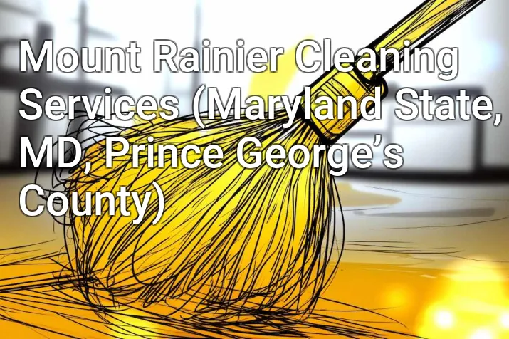 Mount Rainier Cleaning Services (Maryland State, MD, Prince George’s County)