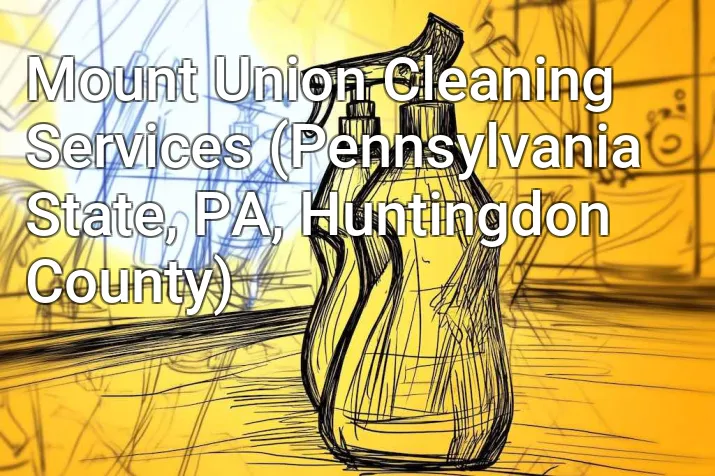 Mount Union Cleaning Services (Pennsylvania State, PA, Huntingdon County)